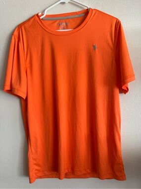 Reel Legends Orange Short Sleeve Performance Tee